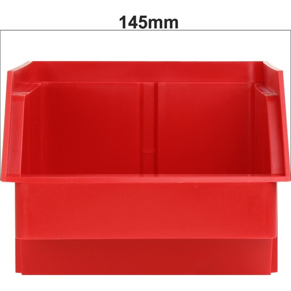 Stalflex BIN-M-R közepes méretű tárolódoboz Piros