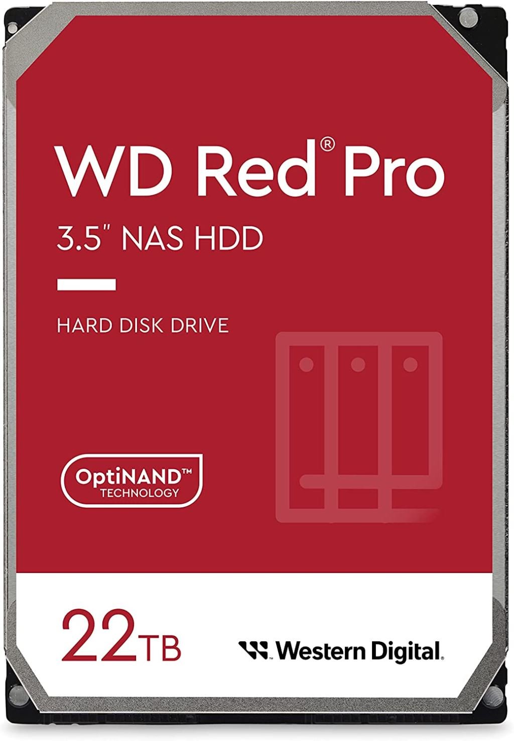 22TB WD 3.5" Red Pro SATA winchester (WD221KFGX)