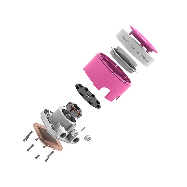 ID-Cooling CPU Water Cooler - FX240 INF PINK (29.9dB; max. 132,52 m3/h; 2x12cm, A-RGB, rózsaszín)