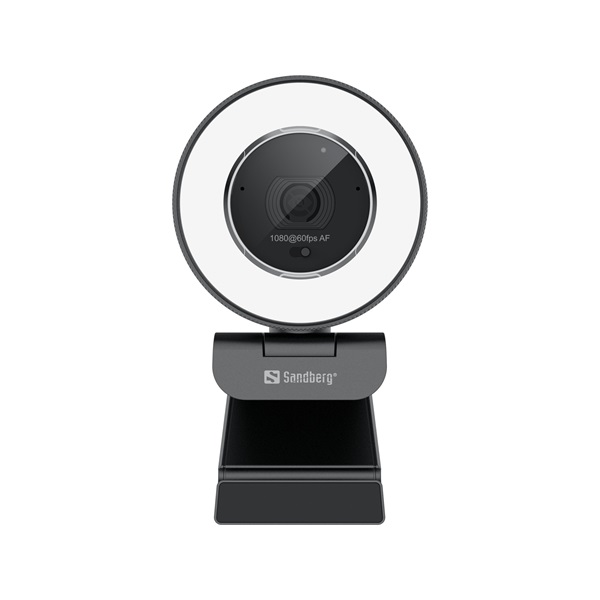 Sandberg Streamer USB Webcam Pro Elite Webkamera Fekete/ezüst Sandberg Streamer USB Webcam Pro Elite Webkamera Fekete/ezüst