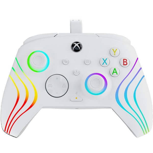 PDP Afterglow Wave Xbox Series X/S vezetékes kontroller fehér (049-024-WH)