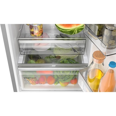 Bosch KGN39AIAU Alulfagyasztós hűtőszekrény, A energiaosztály, Inox