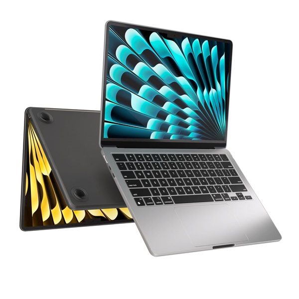 NextOne AB1-MBA15M2-SFG-SMK 15" MacBook Air M3/M2 fekete tok NextOne AB1-MBA15M2-SFG-SMK 15" MacBook Air M3/M2 fekete tok