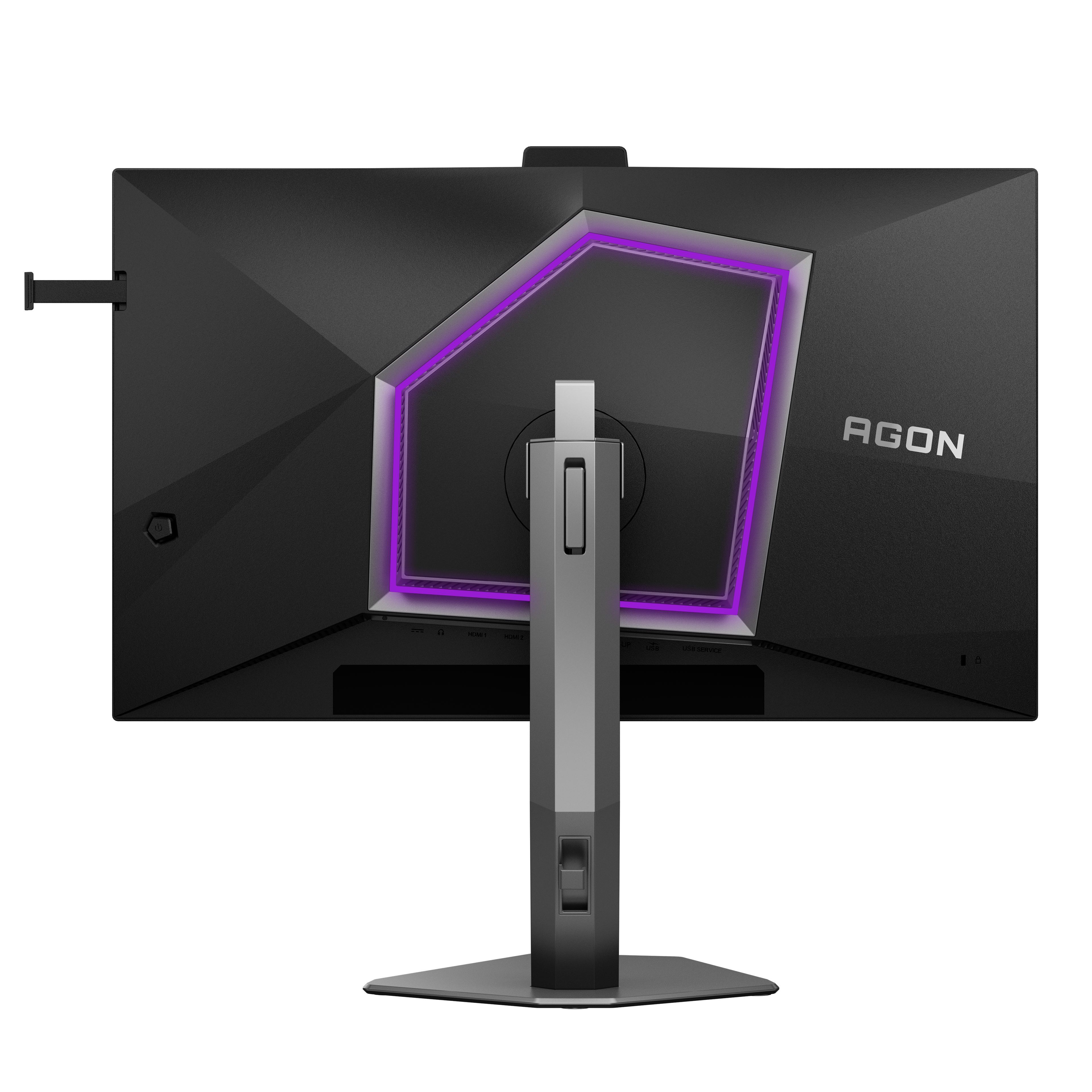 AOC 27" AG276QSG2 Monitor - 2560x1440, QHD, LED, IPS, 450Hz, 0,3ms, Hangszóró, G-Sync, Pivot, RGB, Gamer, Fekete
