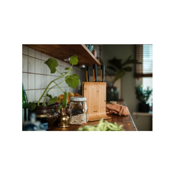 Fiskars Functional Form bambusz 3 késes késblokk Fiskars Functional Form bambusz 3 késes késblokk