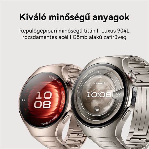 Huawei Watch 5 (46mm) titánium okosóra