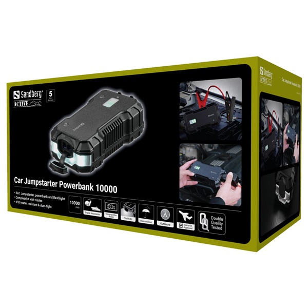 Sandberg Car Jumpstarter Powerbank 10000 Akkubank 