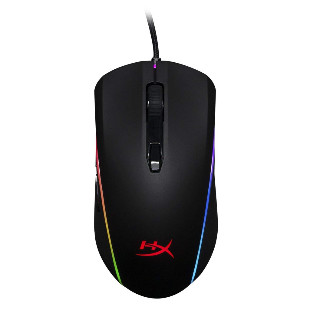 HyperX Pulsefire Surge RGB Gaming egér USB fekete (HX-MC002B / 4P5Q1AA)