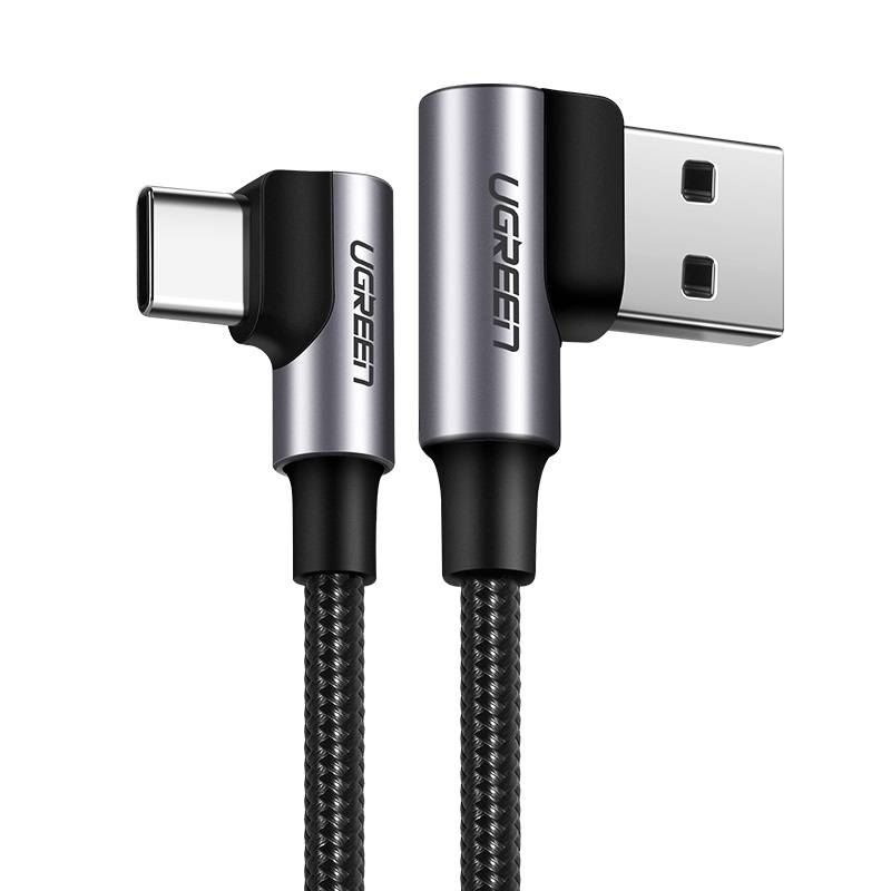 UGREEN US176 USB-A - USB-C kábel 3A 0.5m fekete (20855) UGREEN US176 USB-A - USB-C kábel 3A 0.5m fekete (20855)