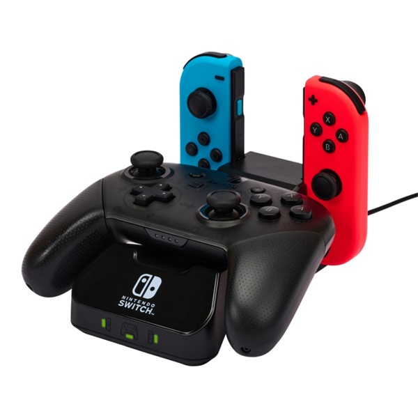 PowerA Nintendo Switch/Lite/OLED Charging Base fekete kontroller töltőállomás