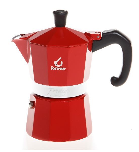 Forever Moka Prestige La Rossa 3 csészés kávéfőző (120218) Forever Moka Prestige La Rossa 3 csészés kávéfőző (120218)