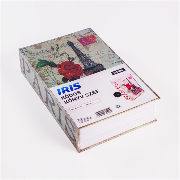 IRIS IBSC24 kóddal nyitható könyv széf 240x155x55mm IRIS IBSC24 kóddal nyitható könyv széf 240x155x55mm
