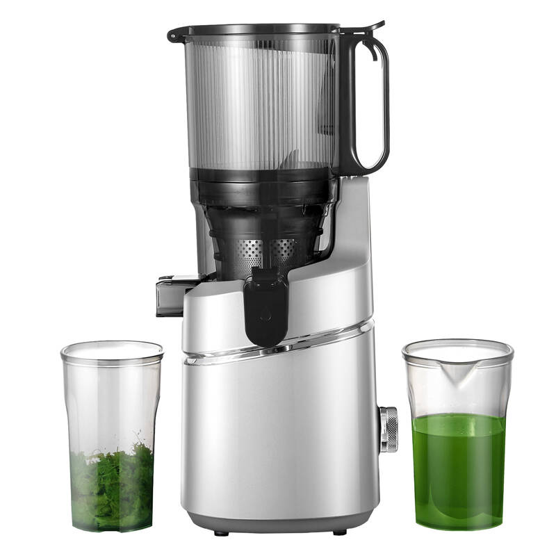 AMZCHEF SJ-036-SV lassú sebességű gyümölcscentrifuga Ezüst 
