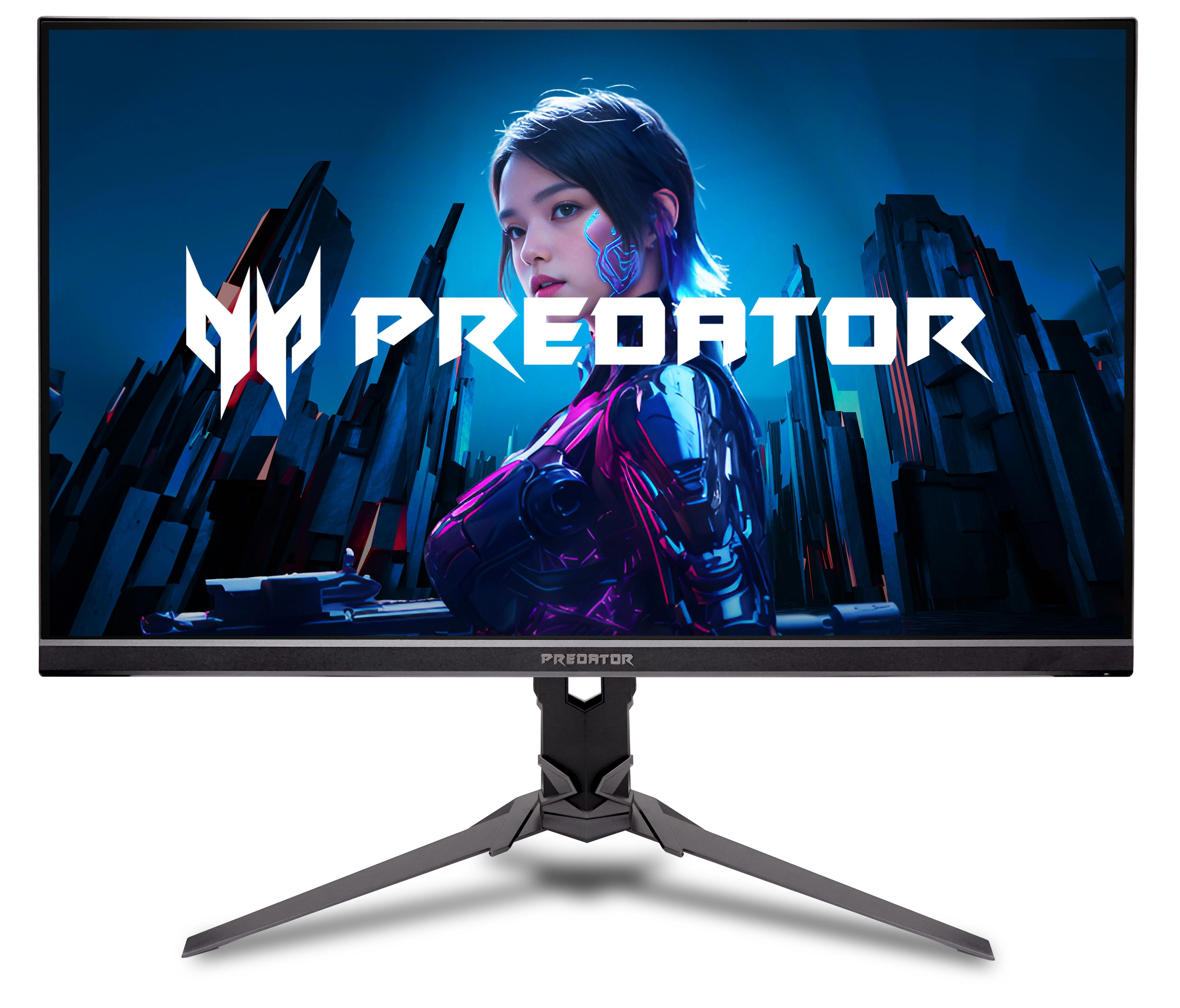 Acer 27" Predator XB273UX1bmiiprx Monitor - 2560x1440, QHD, LED, IPS, 200Hz, 1ms, Hangszóró, FreeSync, Pivot, Gamer, Fekete