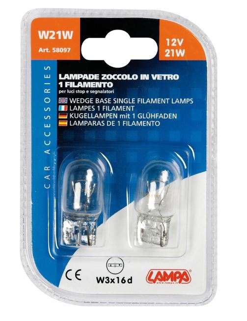 Lampa W21W (W3x16d) izzó, pár (0158097) Lampa W21W (W3x16d) izzó, pár (0158097)