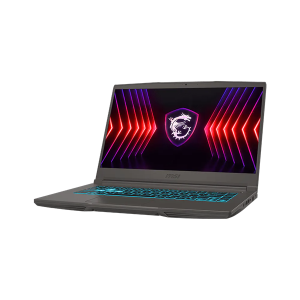 MSI Gaming NB Thin 15 B13VE-3485, 15.6" FHD 144Hz, i5-13420H, 16GB, 512GB M.2, RTX 4050 6GB, NOOS, Fekete