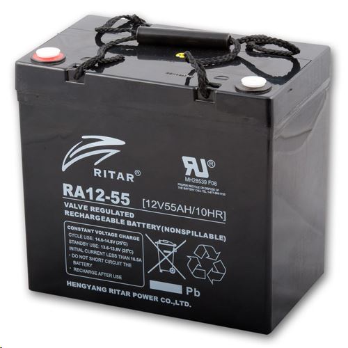 Ritar RA12-55-F11 12V 55Ah zárt ólomakkumulátor Ritar RA12-55-F11 12V 55Ah zárt ólomakkumulátor