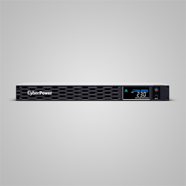 CYBERPOWER UPS, 6xC13,1xUSB 700VA 420W Aktív PFC,tiszta színuszos szünetmentes,LINE-INTERAKTÍV, AVR,színes LCD, 1U rack