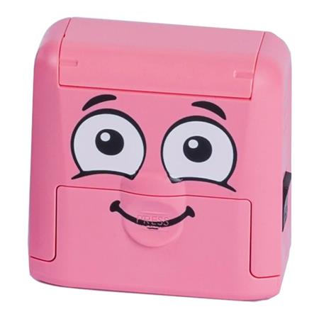 COLOP  Marky Bélyegző textilhez  kirakós pink ház, fekete párnával