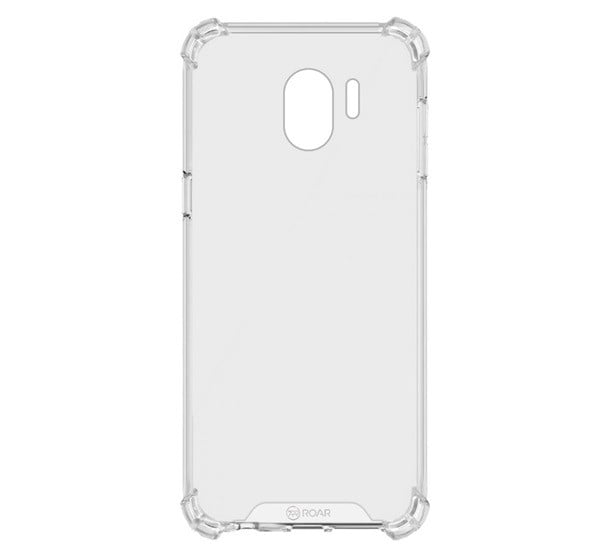 ROAR JELLY ARMOR műanyag telefonvédő (szilikon keret, közepesen ütésálló, légpárnás sarok) ÁTLÁTSZÓ [Samsung Galaxy J4 (2018) SM-J400F]