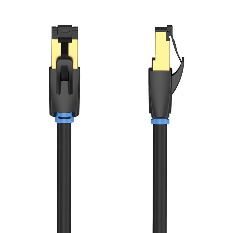 Category 8 SFTP Network Cable Vention IKABD 0.5m Black Category 8 SFTP Network Cable Vention IKABD 0.5m Black