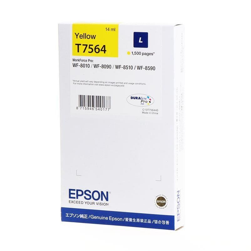 Epson C13T756440 tintapatron L-es sárga Epson C13T756440 tintapatron L-es sárga