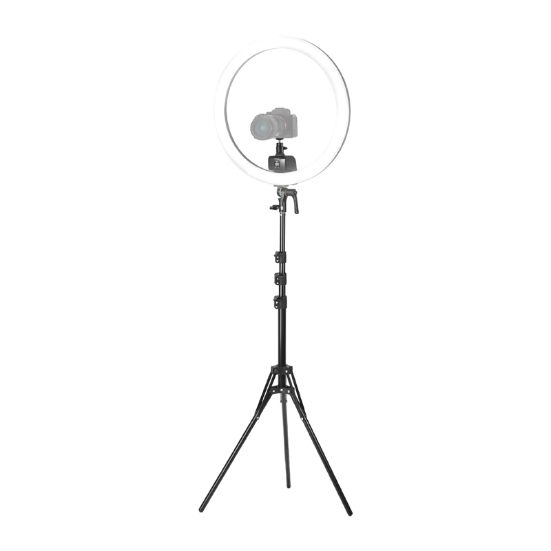 Neewer SRP18C 17 cm-es szelfikészlet kerek LED-es telefonlámpával