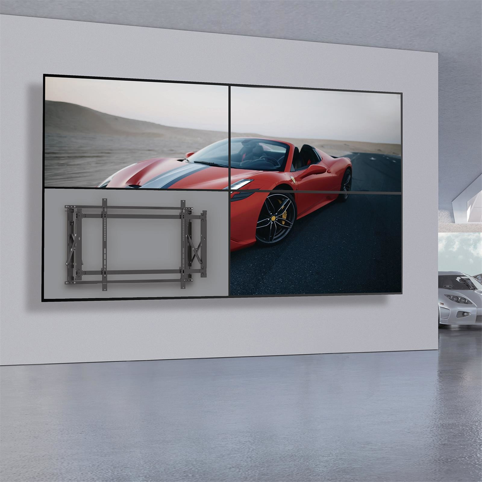 LUMI videófalhoz  43"-55" fali konzol