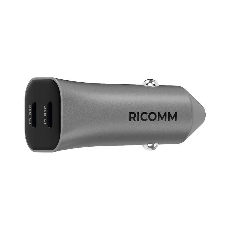 Car Charger 40W Ricomm RA401 2xUSB-C