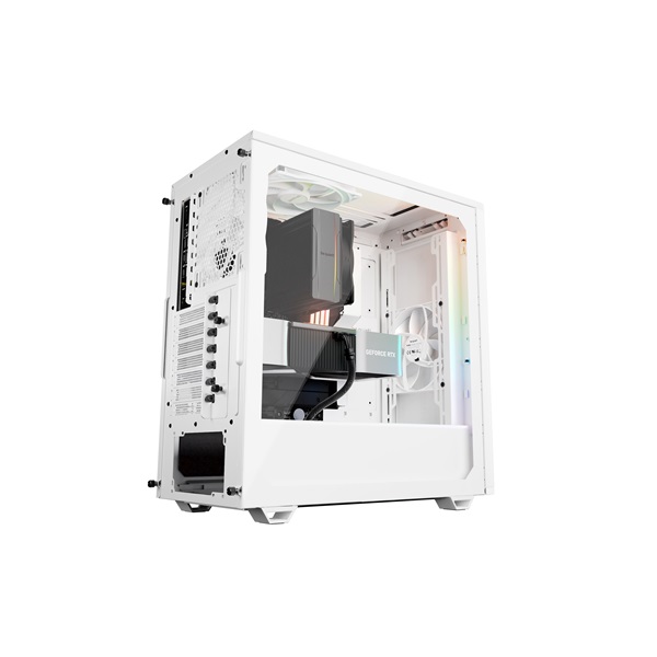 Be Quiet! Pure Base 501 DX White  ATX  edzett üveg oldallap Számítógépház Fehér 