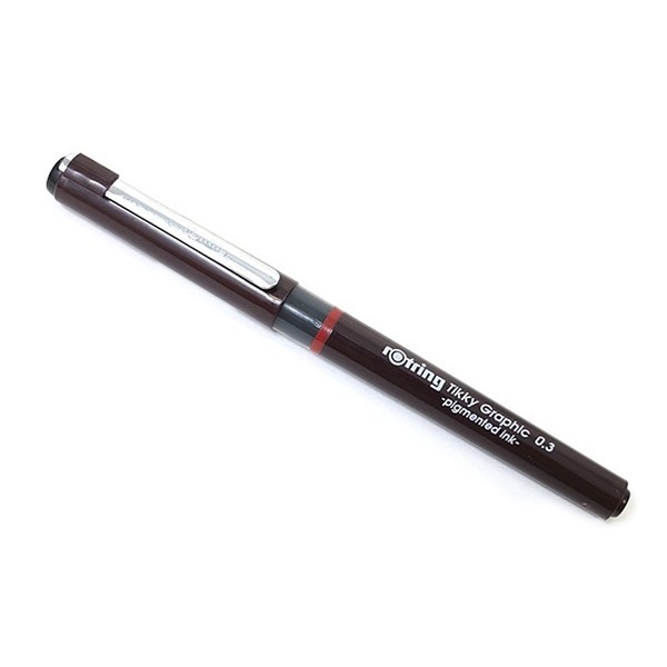Rotring Tikky Graphic 0,3mm bordó tűfilc Rotring Tikky Graphic 0,3mm bordó tűfilc