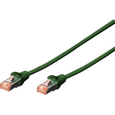 RJ45 Hálózat Csatlakozókábel CAT 6 S/FTP 10.00 m Zöld Halogénmentes, sodort érpár, Védővel, Lángálló Digitus RJ45 Hálózat Csatlakozókábel CAT 6 S/FTP 10.00 m Zöld Halogénmentes, sodort érpár, Védővel, Lángálló Digitus