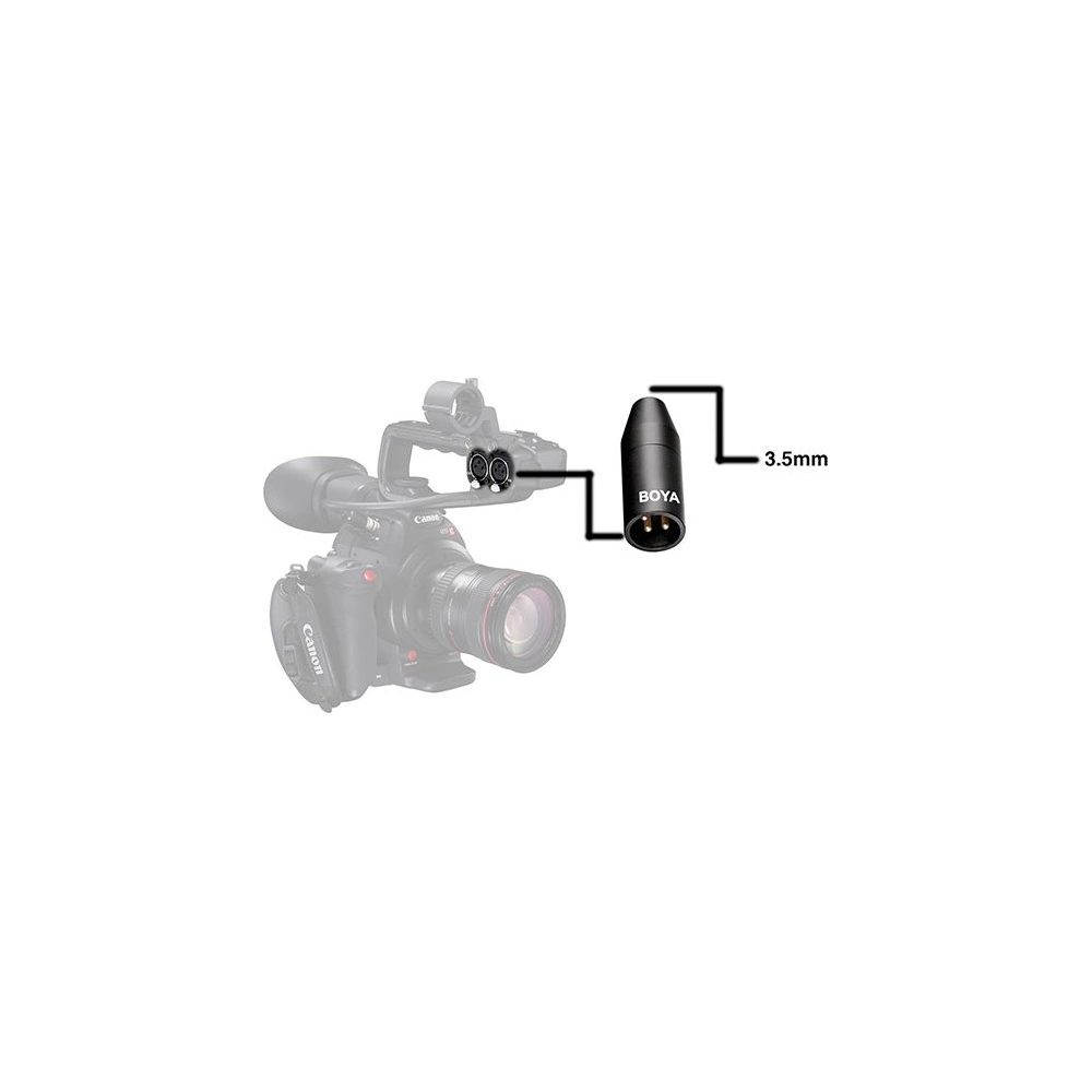 BOYA BY-35C-XLR 3,5mm Mini Jack -> XLR átalakító