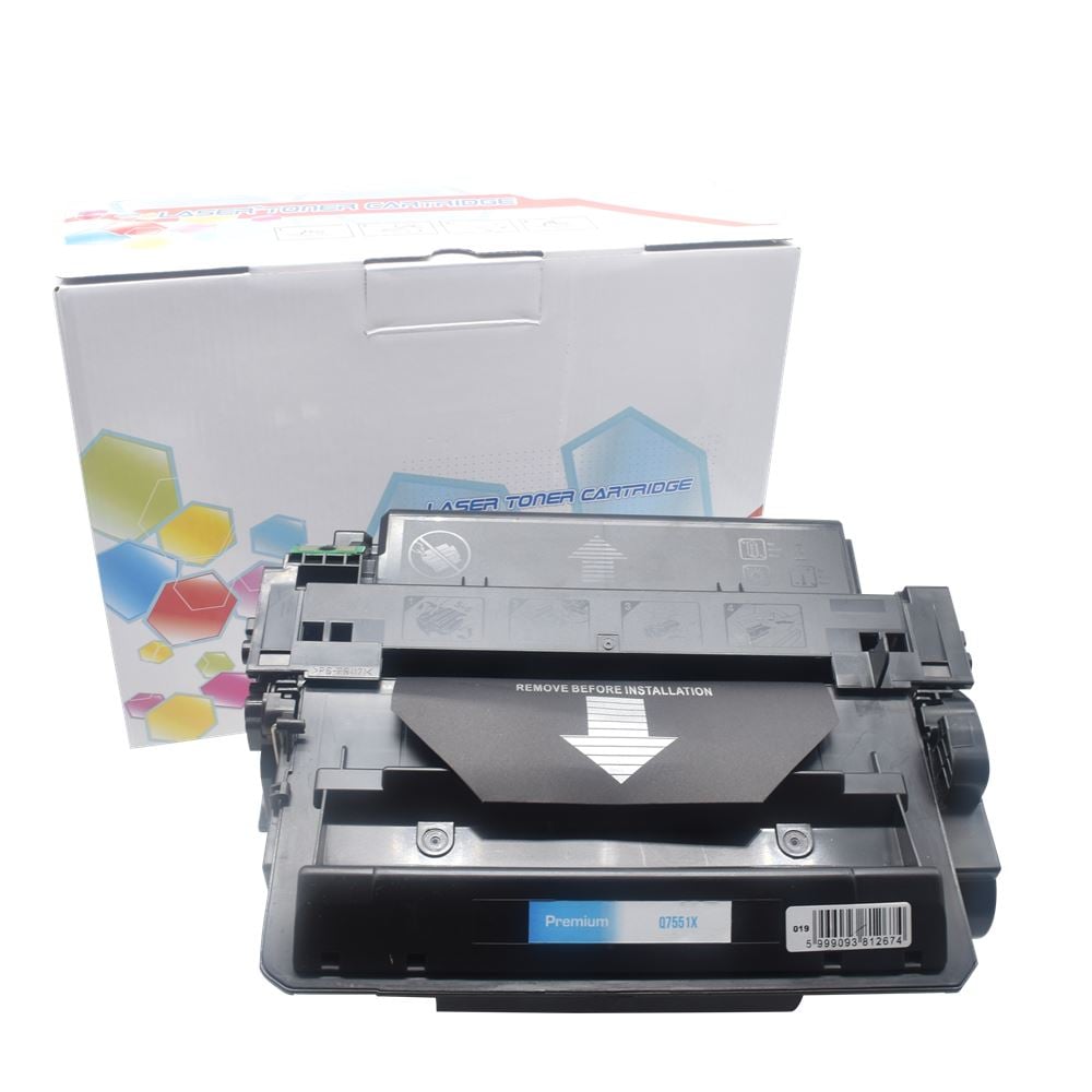 Eco utángyártott HP Q7551X toner fekete (ECOHP7551X)