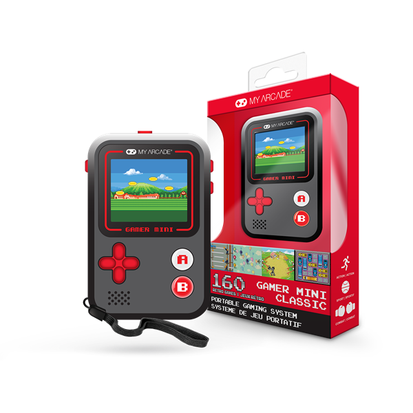 MY ARCADE Gamer Mini Classic Hordozható Black/Red