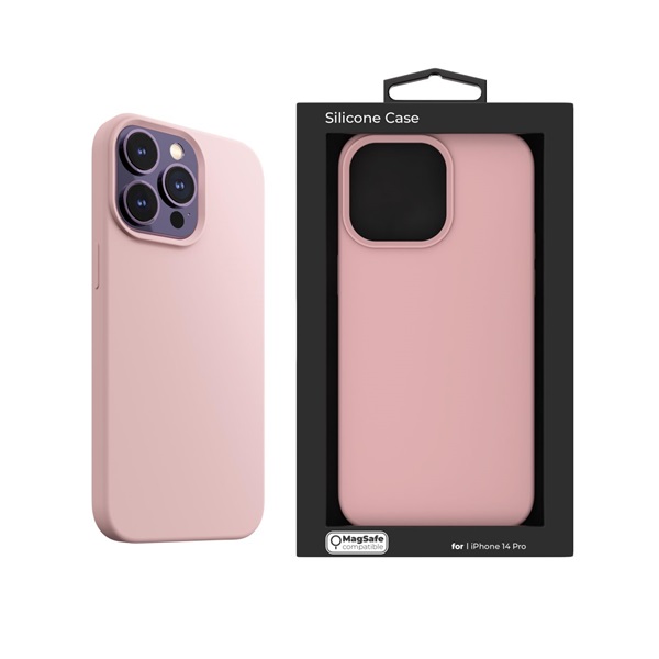 NextOne IPH-14PRO-MAGSAFE-PINK iPhone 14 Pro rózsaszín szilikon MagSafe hátlap NextOne IPH-14PRO-MAGSAFE-PINK iPhone 14 Pro rózsaszín szilikon MagSafe hátlap