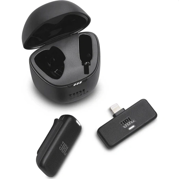 JBL Quantum Stream Lightning vezeték nélküli streaming mikrofon Fekete
