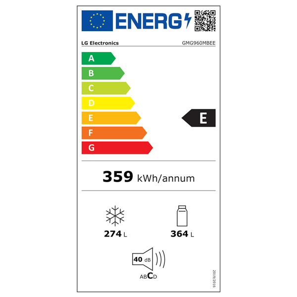 LG GMG960MBEE Instaview négyajtós hűtőszekrény