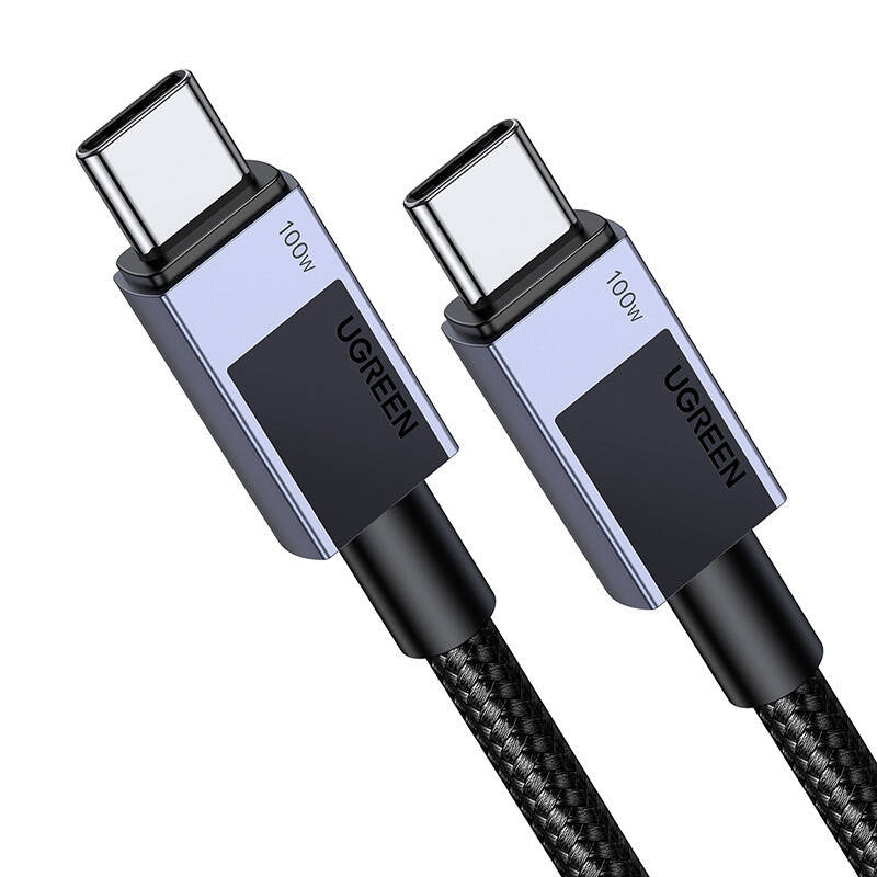 UGREEN L512 USB-C-USB-C PD töltőkábel, 0.5m (szürke) UGREEN L512 USB-C-USB-C PD töltőkábel, 0.5m (szürke)