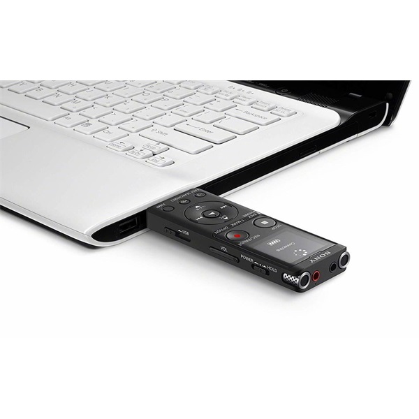 Sony ICDUX570B 4GB USB csatlakozós fekete digitális diktafon Sony ICDUX570B 4GB USB csatlakozós fekete digitális diktafon