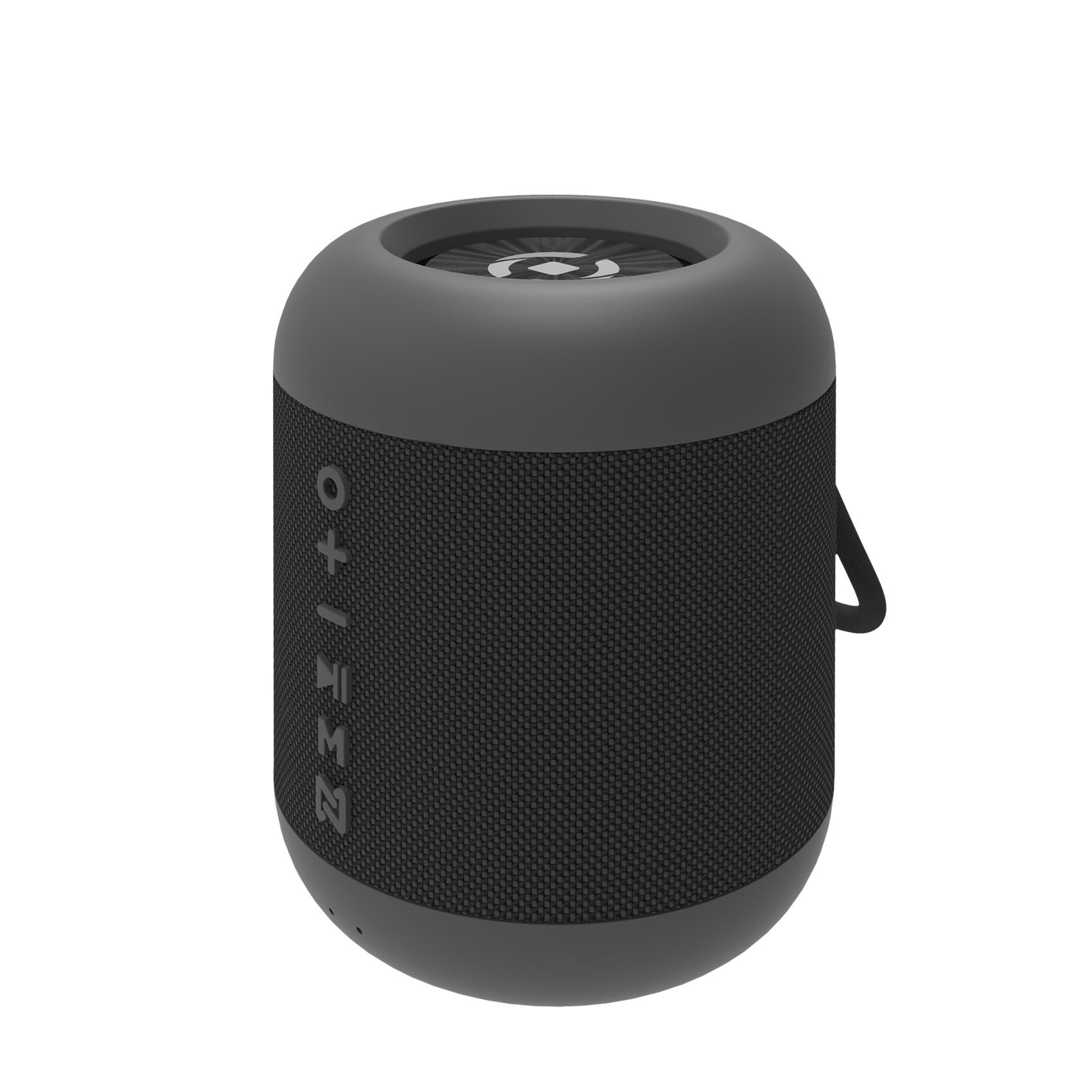 Celly Boost hordozható, vízálló Bluetooth hangszóró, TWS, 5W, 4óra üzemidő, fekete