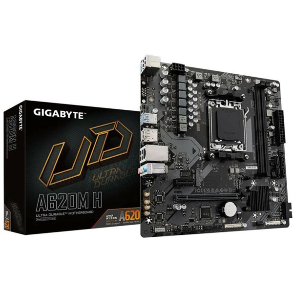 Gigabyte AMD A620M H AM5  A620M  5200MHz Alaplap 