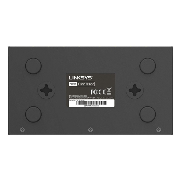 LINKSYS Gigabit Switch 8-port (LGS108-EU)