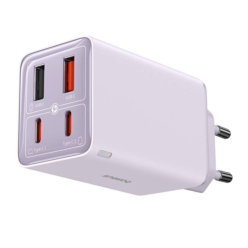 Baseus GAN6 Pro gyorstöltő, 2xUSB-C + 2xUSB, 65W
