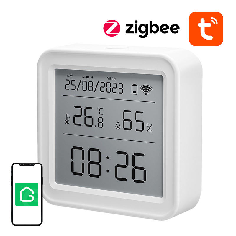 Zigbee Gosund ST17 LCD intelligens hőmérséklet és páratartalom érzékelő Tuya Zigbee Gosund ST17 LCD intelligens hőmérséklet és páratartalom érzékelő Tuya
