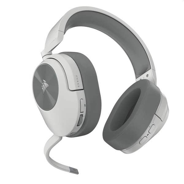 Corsair HS55 vezeték nélküli fehér gamer headset Corsair HS55 vezeték nélküli fehér gamer headset