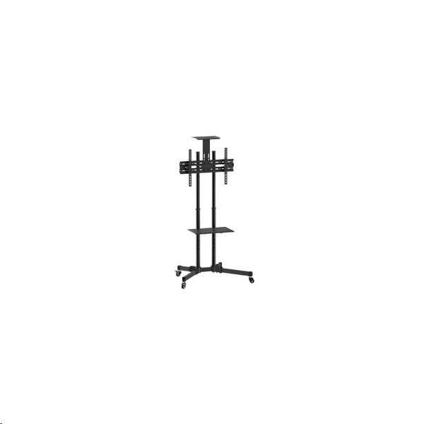 Equip TV/monitor állvány 37"-70" álló, dönthető, állítható magasság, max.:50kg, fekete-szürke (650603) Equip TV/monitor állvány 37"-70" álló, dönthető, állítható magasság, max.:50kg, fekete-szürke (650603)