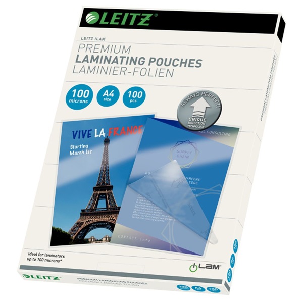 Leitz A4 2x100mic 100db-os lamináló fólia Leitz A4 2x100mic 100db-os lamináló fólia