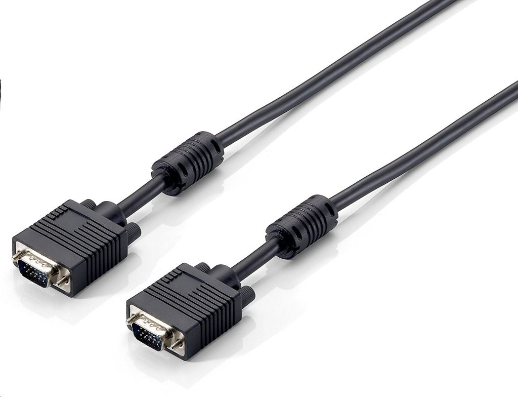 Equip 118816 VGA kábel HD15 apa/apa ferrit gyűrűvel 20m