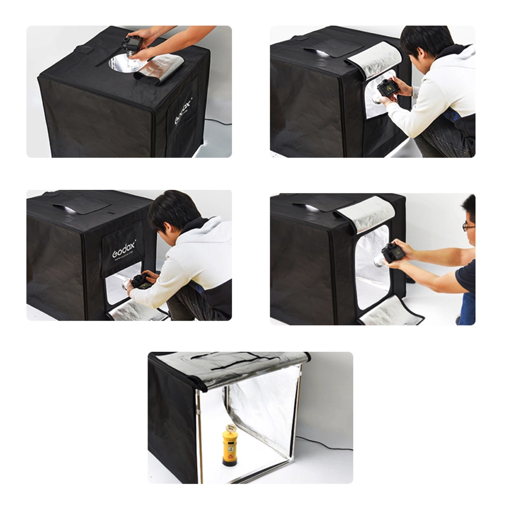 Godox LST80 Portable Triple Light LED Ministudio L